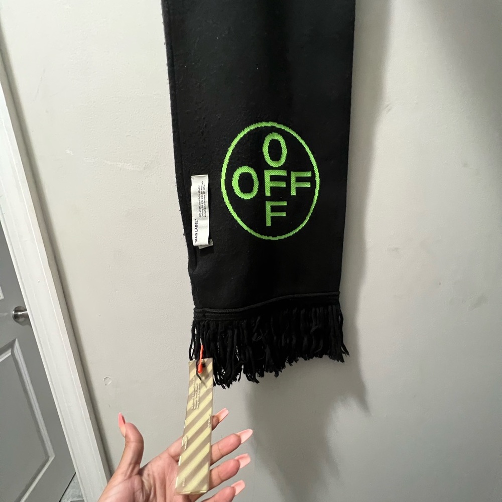 Off white scarf